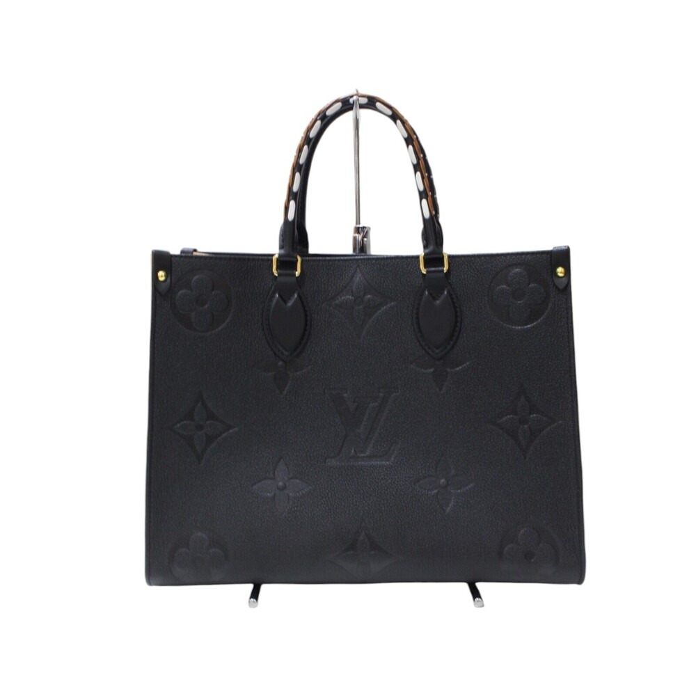 Louis Vuitton Wild Heart On the Go Empreinte Leopard Shoulder Tote Bag Black - Picture 2 of 7